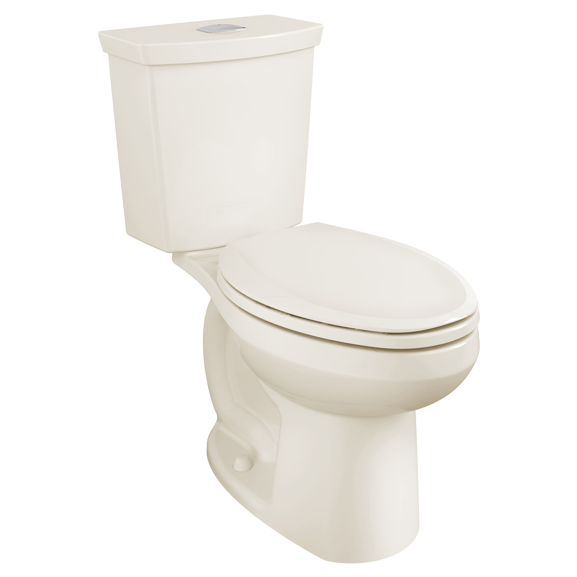 Toilette H2Option, 2 pièces, chasse double 1,28 gpc/4,8 lpc et 0,92 gpc/3,5 lpc, à cuvette allongée à hauteur de chaise et réservoir avec doublure, sans siège
